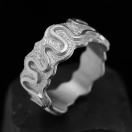 Zilveren ring   01721