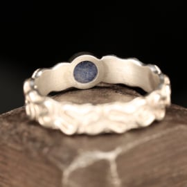 Zilveren ring met Lapislazuli 01703