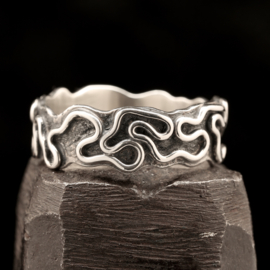 Zilveren ring  02303