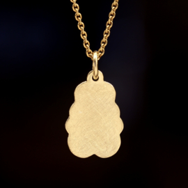 Geel gouden hanger   026029