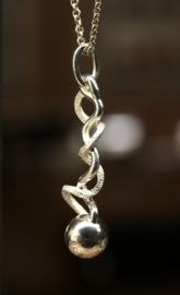 Zilveren hanger    026011
