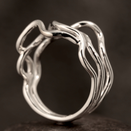 Zilveren ring    01725