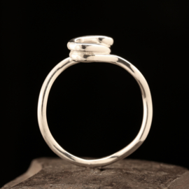 Zilveren ring  02310