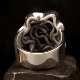 Zilveren ring 01598