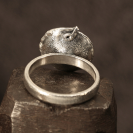 Zilveren ring 01530