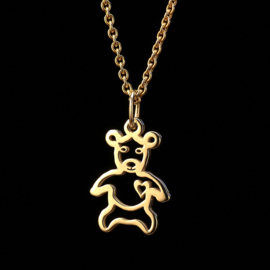 Geel gouden hanger.  024068