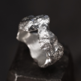Zilveren ring 01525