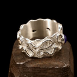 Zilveren ring    02315