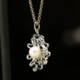 Zilveren hanger   026022