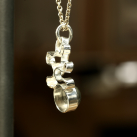 zilveren hanger   026012