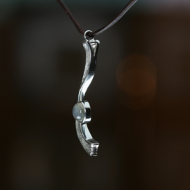 Zilveren hanger    01568