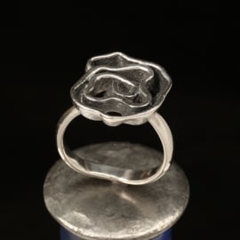 Zilveren ring   01601