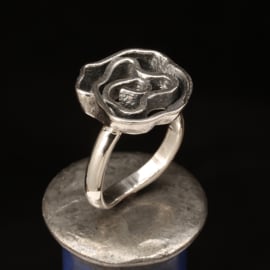 Zilveren ring   01601