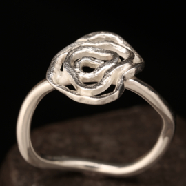 zilveren ring 01910