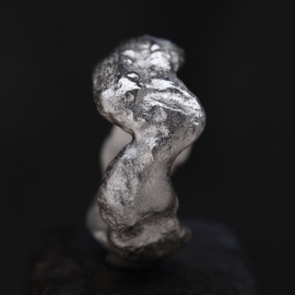 Zilveren ring 01525