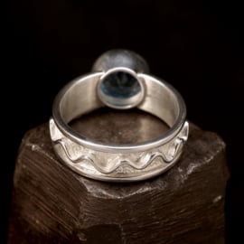 Zilveren  ring 01588