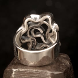 Zilveren ring 01598