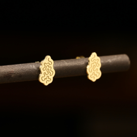 Gouden oorbellen    025068