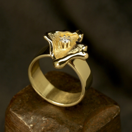 Gouden ring 1500