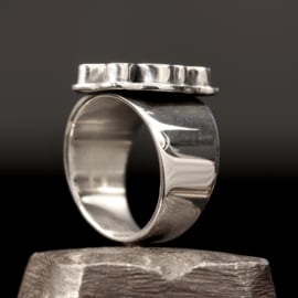 Zilveren ring 01617