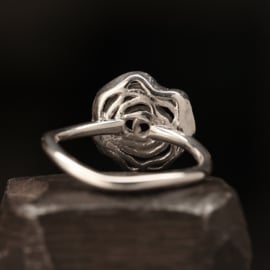 Zilveren ring 01609