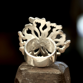 Zilveren ring     026043