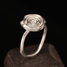 Zilveren ring 01609