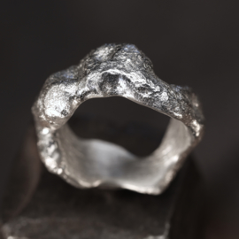 Zilveren ring 01525