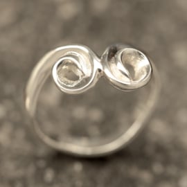 Zilveren Ring 00332