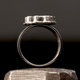 Zilveren ring 01617