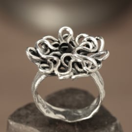 Zilveren ring 1192