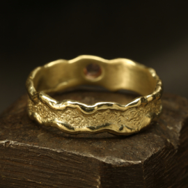 Geel gouden ring 1402