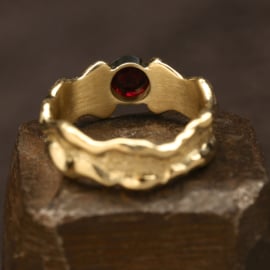 Geel gouden ring 01512