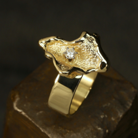 Gouden ring 1500