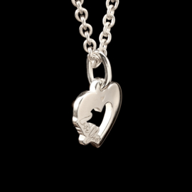 Zilveren hanger     024035