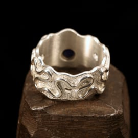 Zilveren ring    02315