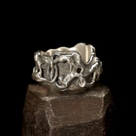 Zilveren ring  01622