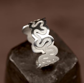 Zilveren ring    026041