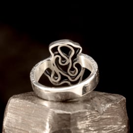 Zilveren ring 01586