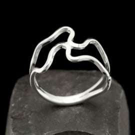 Zilveren ring  017186