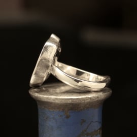 Zilveren ring   01601