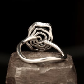 Zilveren ring 01605