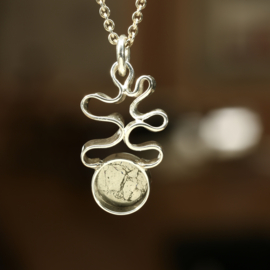 zilveren hanger   026012