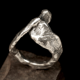 Zilveren ring   016261