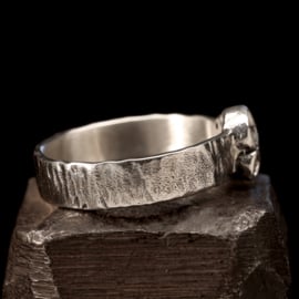 Zilveren ring 01616