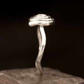 Zilveren ring 01557