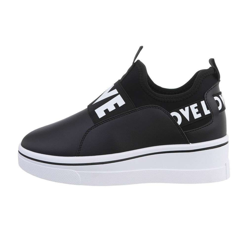 Black wedge sneakers deals