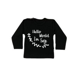 Baby/Kids Shirt Hello World I'm Naam