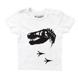 Baby/Kids Shirt Dino Skelleton