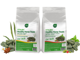 Duo Vitalbix Healthy Horse Treats  Brandnetel en Anijs